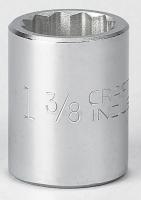 6EDJ0 Socket, 3/4 Dr, 12 Pt, 1-3/8 In, Chrome