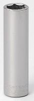 6EDK3 Socket, Deep, 3/8 Dr, 6 Pt, 12mm, Chrome