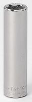 6EDL0 Socket, Deep, 3/8 Dr, 6 Pt, 11mm, Chrome