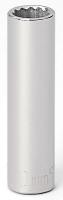 6EDL4 Socket, Deep, 3/8 Dr, 12 Pt, 11mm, Chrome