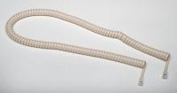 6EEE4 Telephone Cord, Handset, Coiled, Ivory, 25 ft.