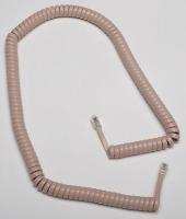 6EEE3 Telephone Cord, Handset, Coiled, Beige, 15 ft.