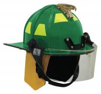 6EFF2 Fire Helmet, Green, Traditional