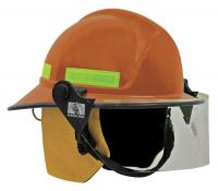6EFF7 Fire Helmet, Orange, Modern
