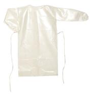 6EHR0 Chemical Resistant Apron, XL, 28 In W, PK10