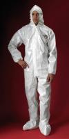 6EHU2 Hooded ChemMax(R) 2, White, Boots, 2XL