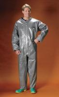 6EHU6 Collared ChemMax(R) 3, Gray, Open, L