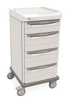 6EJF2 Bedside Cart, Polymer, Light Taupe
