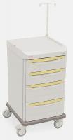 6EJF3 Isolation Cart, Polymer, Light Taupe