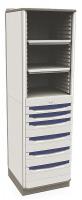 6EJJ6 Tall Cabinet, Polymer, Light Taupe
