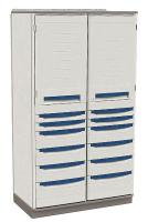 6EJJ8 Tall Cabinet Polymer, Light Taupe