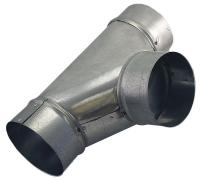6RFY6 Duct Fitting, Tee, 5 In, 26 Gauge