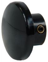 6EXG8 Mushroom Head, 1 5/8In, 30mm, Black