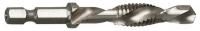 6EXL6 Drill/Tap/Countersink Bit, 3/8-16x3-1/4 L