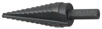 6EXN4 Step Drill Bit, 12 Hole, 3/16-7/8 In