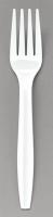 6EXU3 Plastic Forks, White, PK 1000