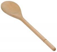 6EZD4 Wooden Spoon, 12 In, PK 12