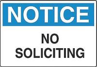 6F704 Notice Sign, 10 x 14In, BL and BK/WHT, ENG