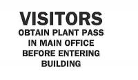 6F805 Security Sign, 10 x 14In, BK/WHT, ENG, Text