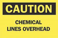 6F808 Caution Sign, 7 x 10In, BK/YEL, ENG, Text