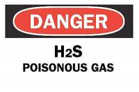 6F880 Danger Sign, 10 x 14In, R and BK/WHT, ENG