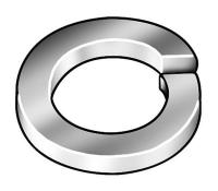 6FA67 Split Lock Washer, 2.1mm ID, PK 100