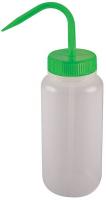 6FAU2 Wash Bottle, LDPE, Green, 16 oz.