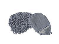 6FEL1 Dust and Wash Mitt, Gray, 7 In. L, 5 In. W