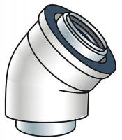 6FFE3 Condensing 45 Deg. Vent Pipe Elbow