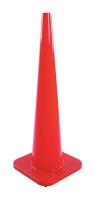 6FGZ3 Traffic Cone, 36In, Fluorescent Red/Orange