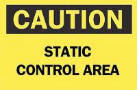 6FH14 Caution Sign, 10 x 14In, BK/YEL, ENG, Text