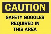 6FJ17 Caution Sign, 7 x 10In, BK/YEL, ENG, Text