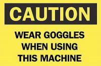 6FJ24 Caution Sign, 10 x 14In, BK/YEL, ENG, Text