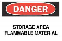 6FK66 Danger Sign, 10 x 14In, R and BK/WHT, ENG