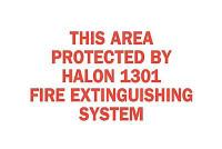 6FL48 Fire Extinguisher Sign, 10 x 14In, R/WHT