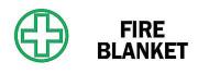 6FL81 Fire Blanket Sign, 3-1/2 x 10In, Fire BLKT