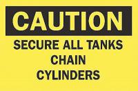 6FM26 Caution Sign, 7 x 10In, BK/YEL, ENG, Text