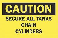 6FM27 Caution Sign, 10 x 14In, BK/YEL, ENG, Text