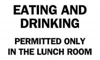 6FN92 Information Sign, 10 x 14In, BK/WHT, ENG