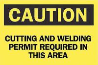 6FP29 Caution Sign, 7 x 10In, BK/YEL, ENG, Text
