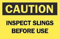 6FP62 Caution Sign, 7 x 10In, BK/YEL, ENG, Text