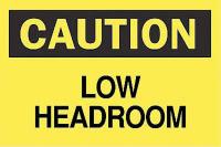 6FP76 Caution Sign, 7 x 10In, BK/YEL, ENG, Text