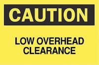 6FP78 Caution Sign, 7 x 10In, BK/YEL, ENG, Text