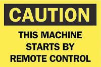 6FP94 Caution Sign, 10 x 14In, BK/YEL, ENG, Text