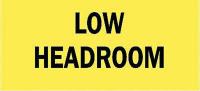 6FV02 Caution Sign, 3-1/2 x 10In, BK/YEL, ENG