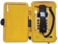 6FWE1 Weatherproof Industrial Telephone, Yellow