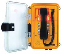 6FWE2 Weatherproof Industrial Telephone, Clear
