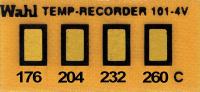 6FYJ9 Non-Rev Temp Indicator, Kapton, PK10