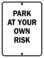 6G506 Industrial Traffic Sign, 18 x 12In, BK/WHT