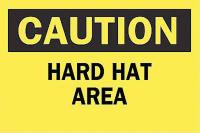 6G607 Caution Sign, 18 x 24In, BK/YEL, ENG, Text